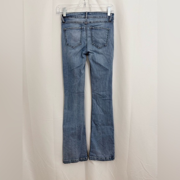 Happily Grey Mid Rise Flare Jeans Size 0 - Picture 6 of 11